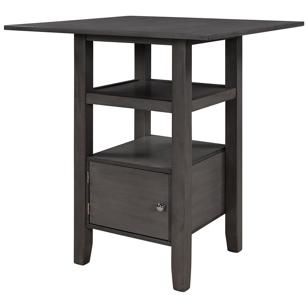 Counter Height Dining Table with 4 Stools