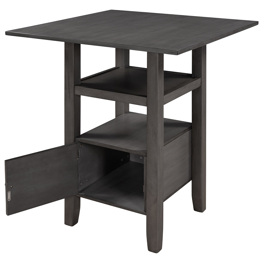 Counter Height Dining Table with 4 Stools