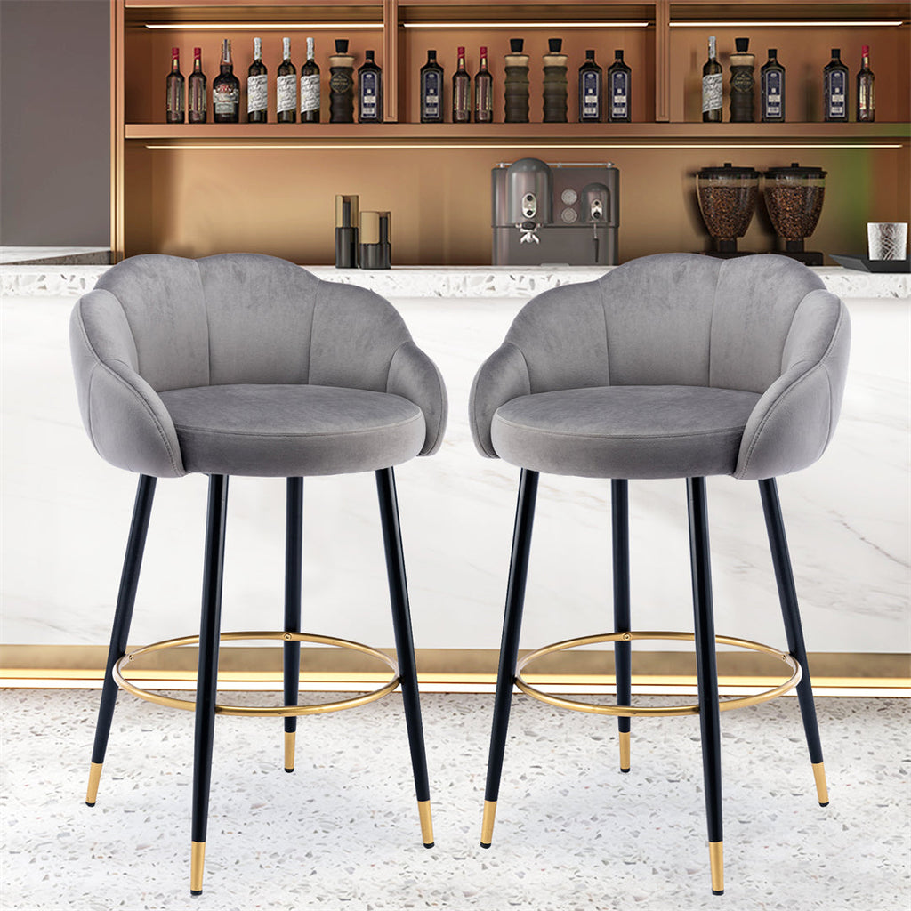 Counter Height Bar Stools with Upholstery