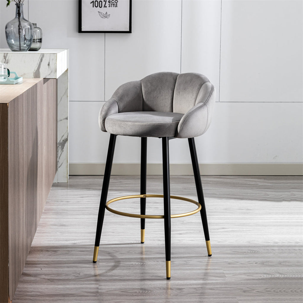 Counter Height Bar Stools with Upholstery