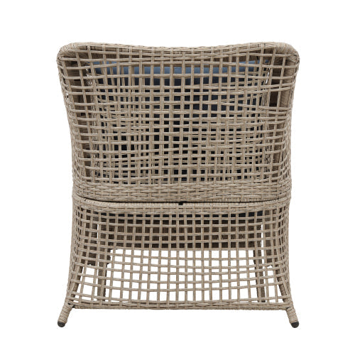 5pcs Patio Furniture Set Rattan Wicker Chairs Set