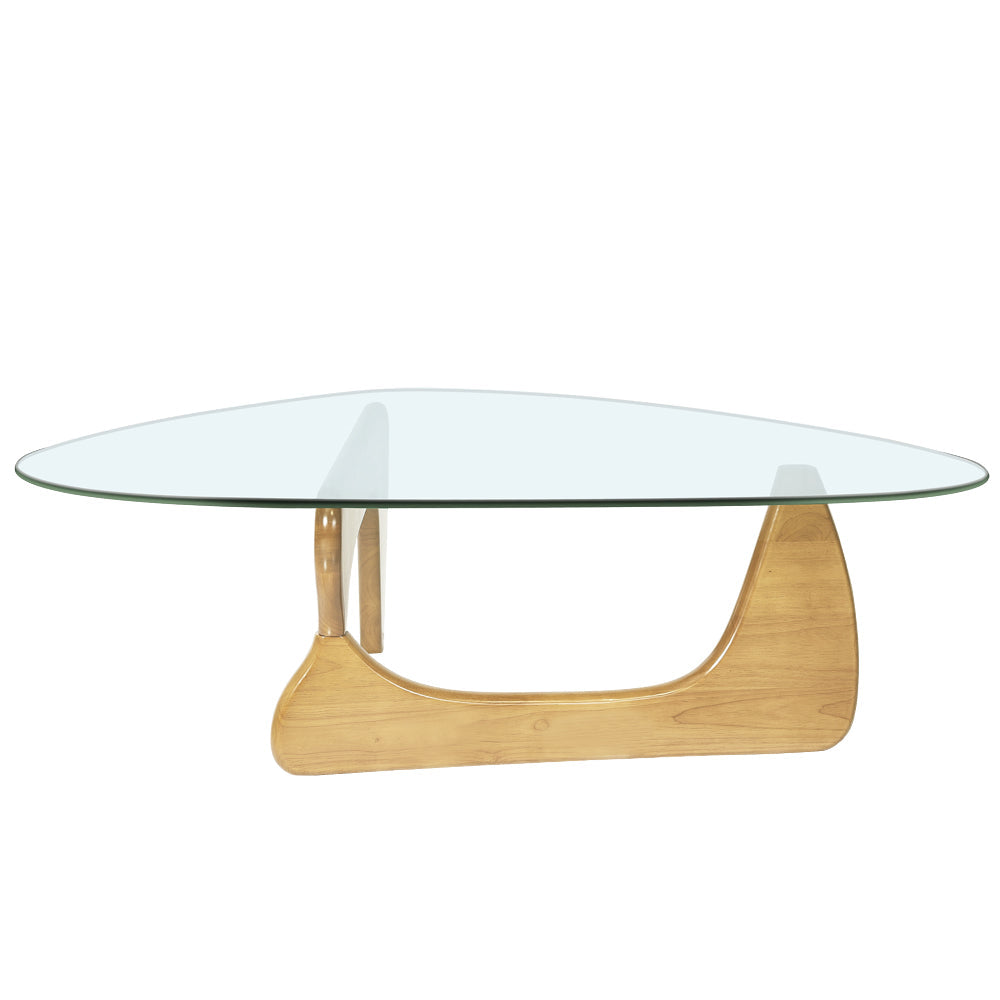 Glass Triangle Coffee Table