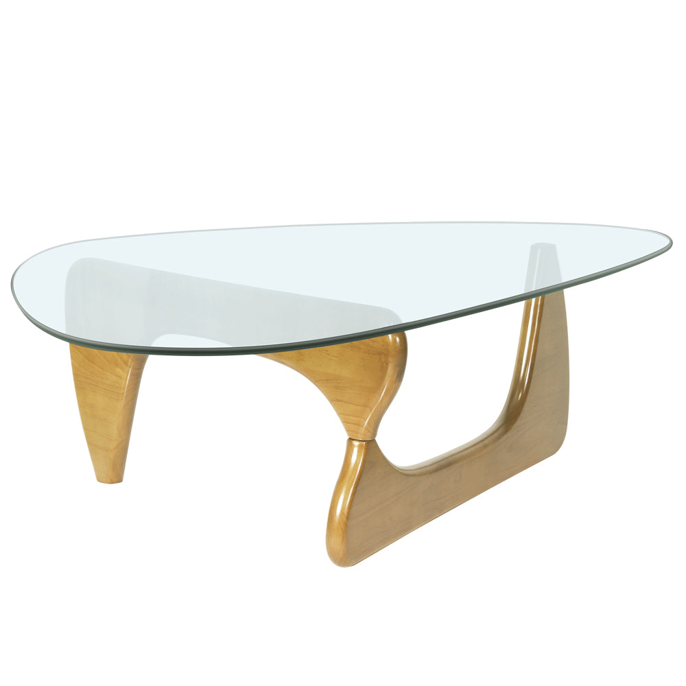 Glass Triangle Coffee Table