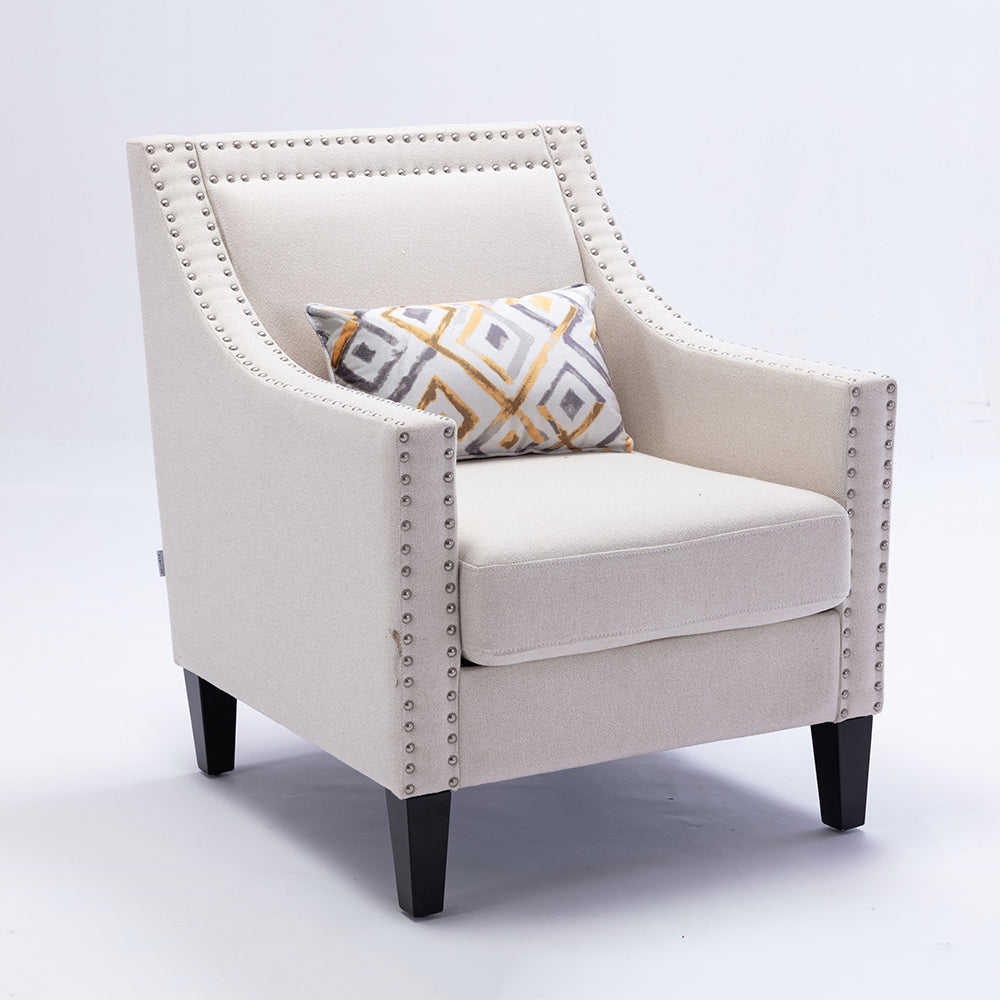 Sofa Armchair with Nailheads