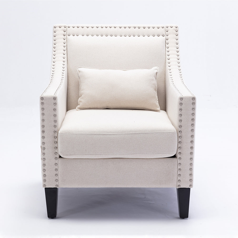 Sofa Armchair with Nailheads