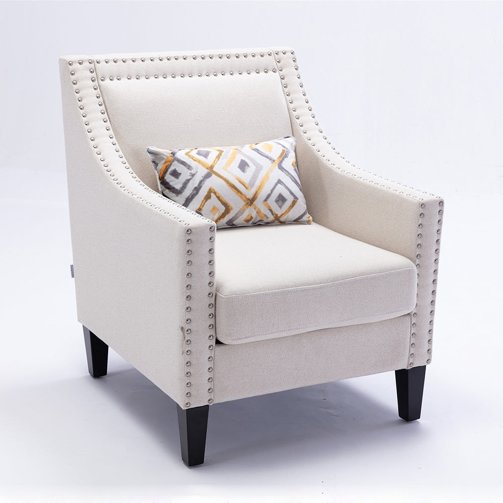 Sofa Armchair with Nailheads