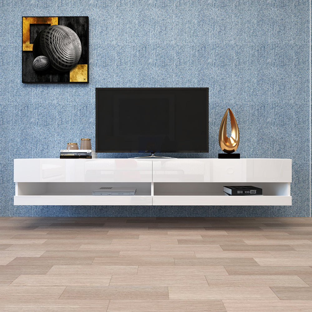 Floating TV Stand with Led Lights