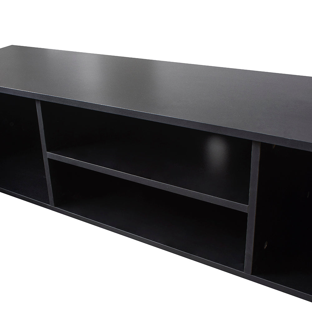 TV Stand Media Console Television Table for 70 Inch, Black