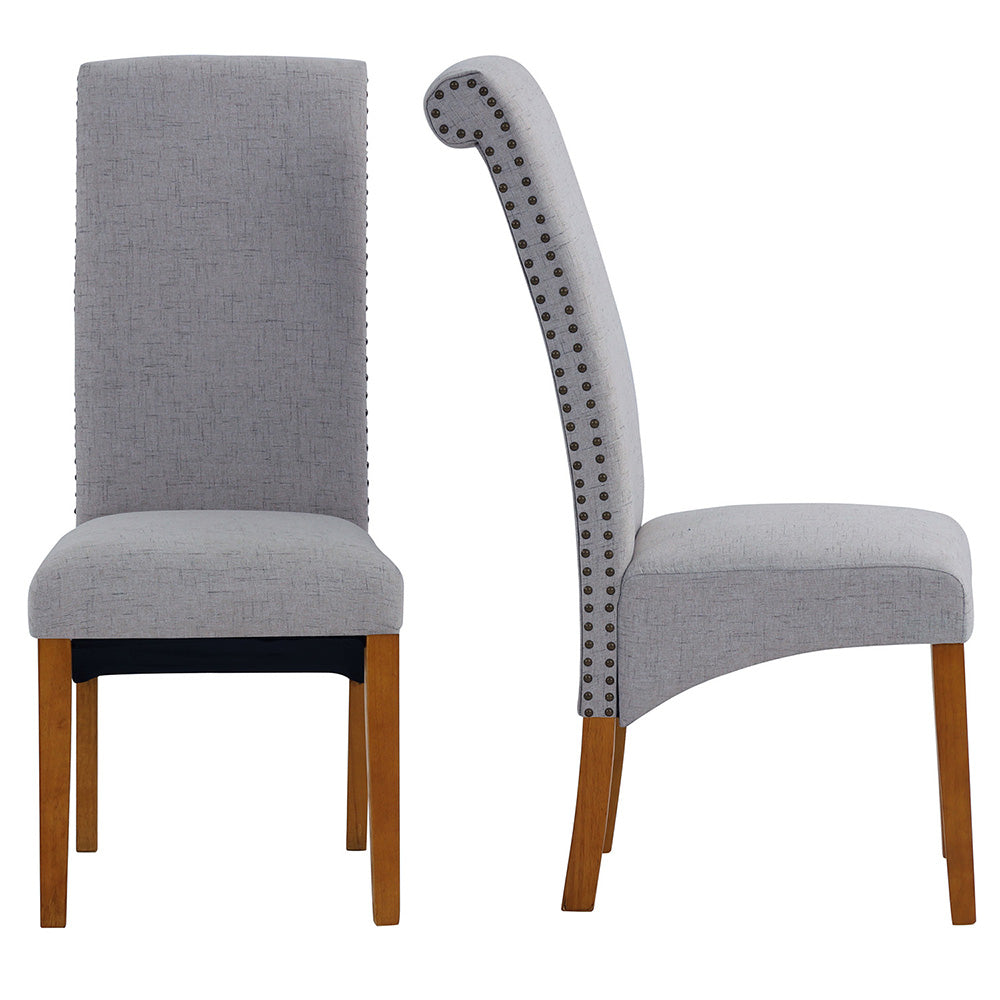 Upholstered Dining Chairs Set Of 2