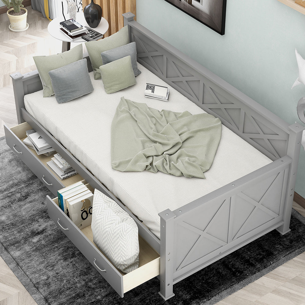 Twin Size Daybed with Drawers