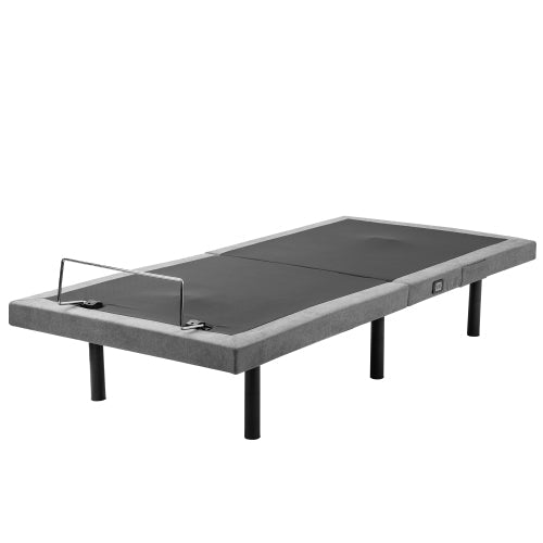 Wireless Remote Adjustable Ergonomic Bed, Gray