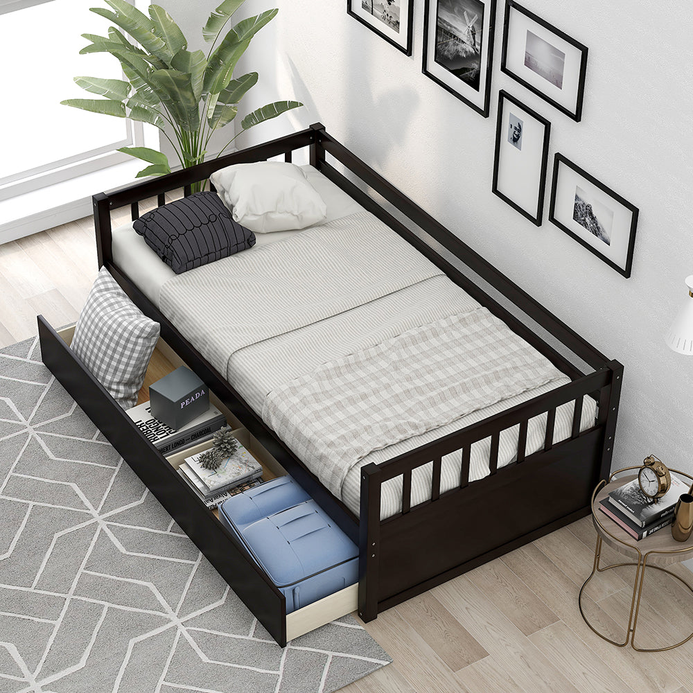 Twin Size Daybed with Inseparable Drawers