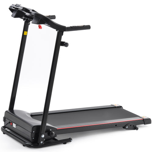 Folding Electric Treadmill Running Machine, Black