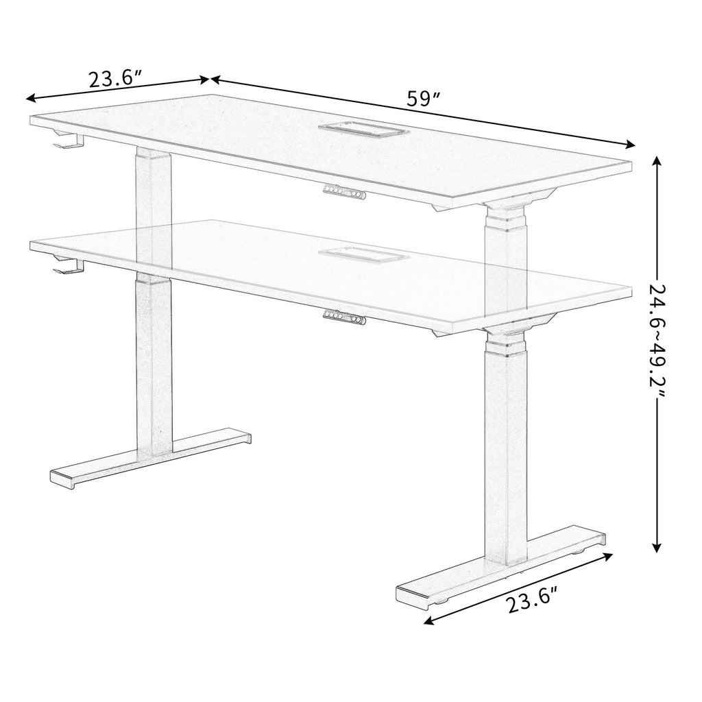 Height Adjustable Electric Standing Desk