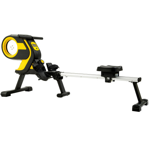 Magnetic Rowing Machine with LCD Monitor, 46" Slide Rail