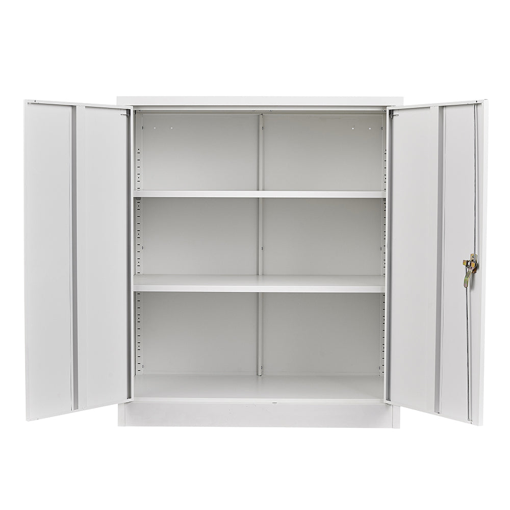 Lockable File Cabinet with 2 Shelves