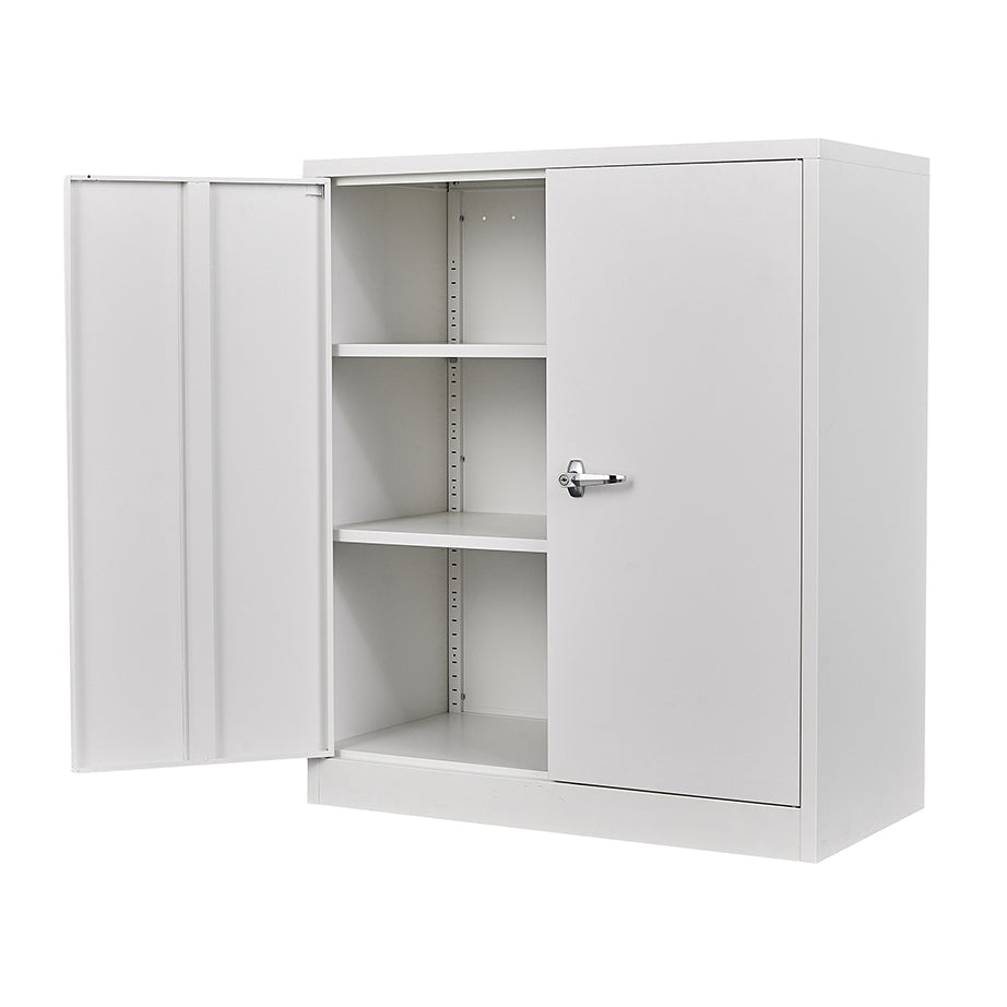 Lockable File Cabinet with 2 Shelves