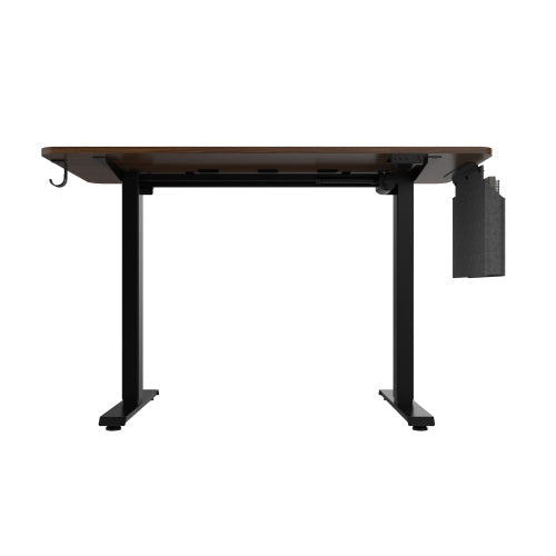 Height Adjustable Electric Standing Desk with Headset Hook and Storage Bag