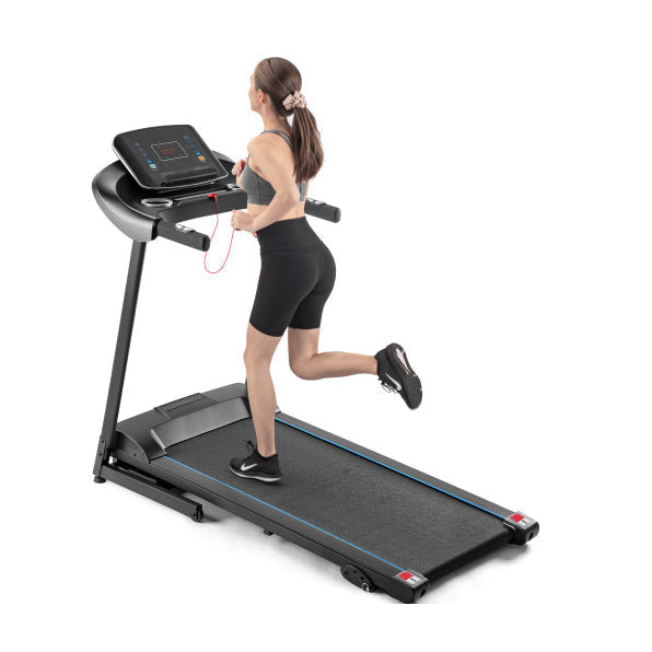 Electric Motorized Treadmill with Audio Speakers, Max. 10 MPH and Incline for Home Gym