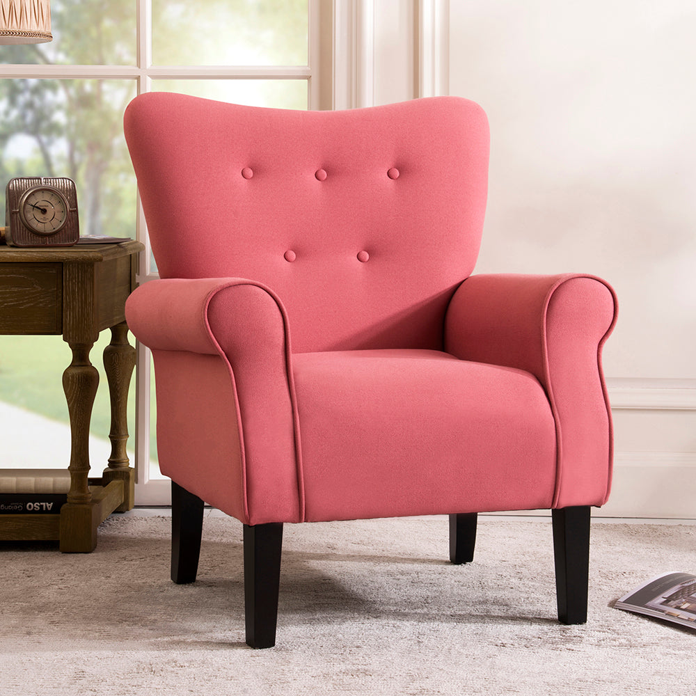 Tufted Upholstered Armchair