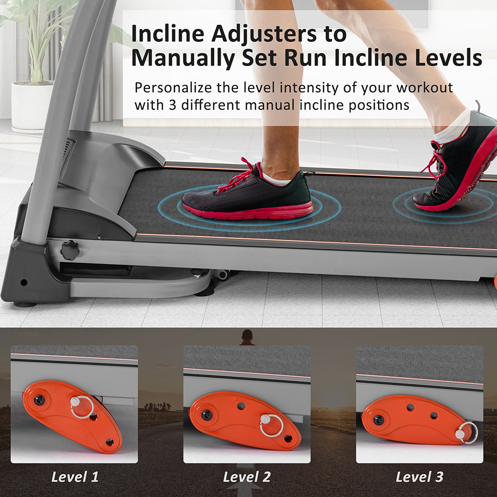 Folding Treadmill 1.5HP Electric Running & Jogging Machine