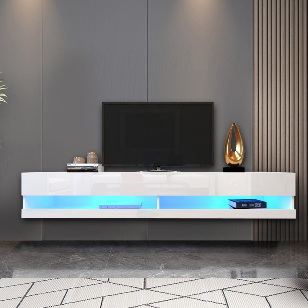 Floating TV Stand with Led Lights