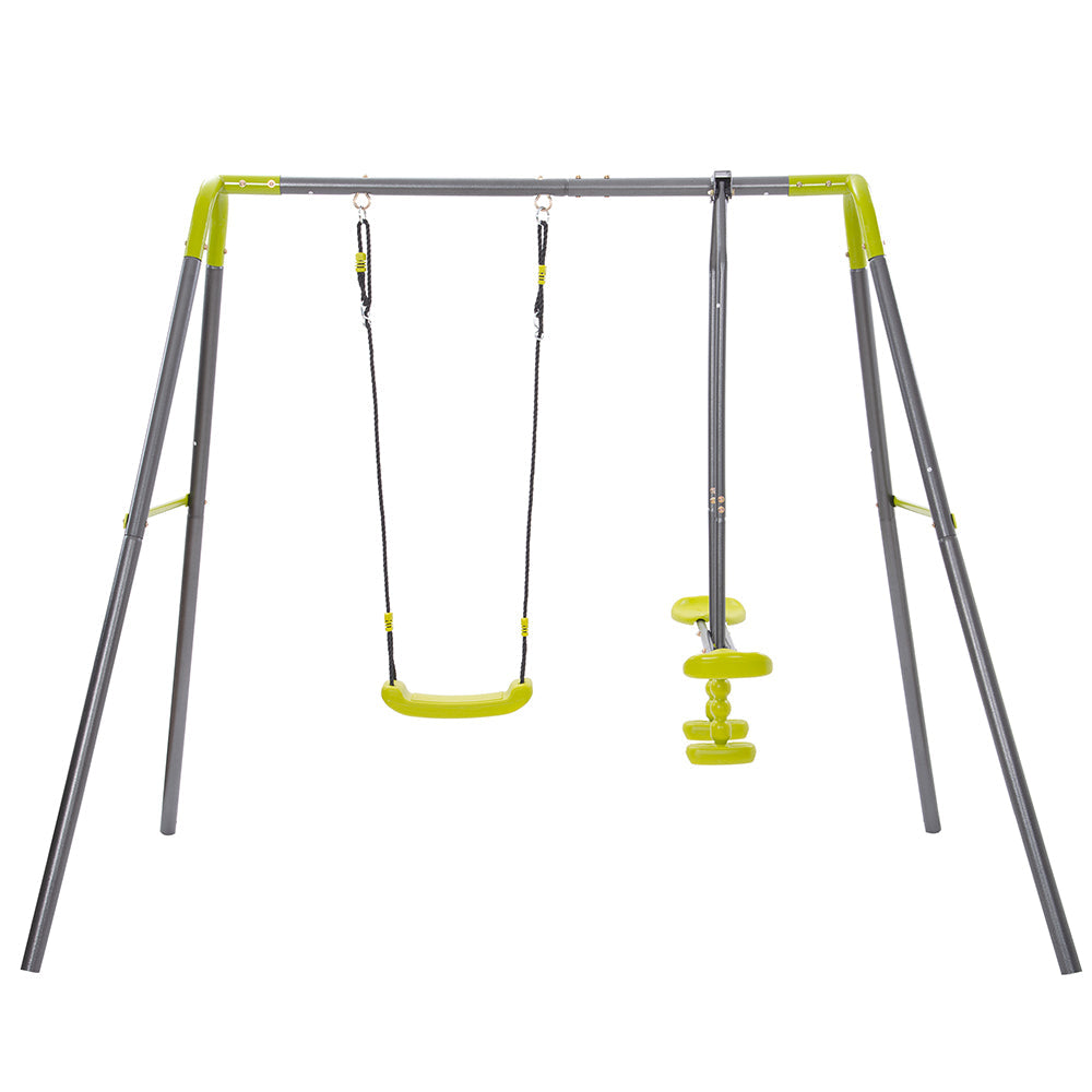 2 in 1 Metal Swing Set