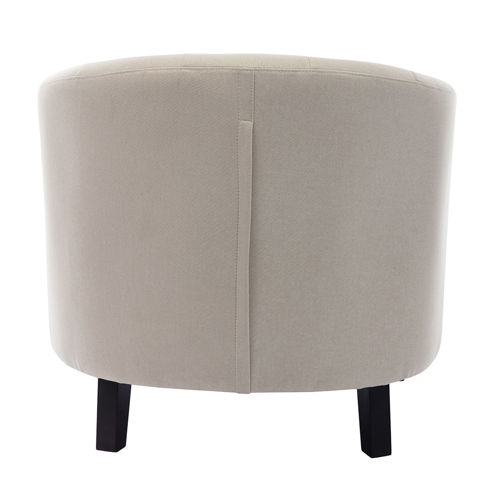 Tufted Barrel Tub Chair