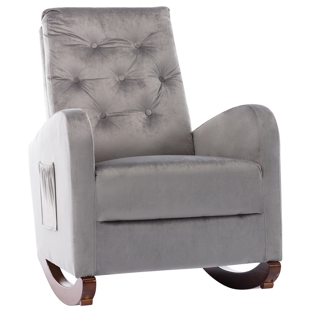 Rocking Sofa Chair Nursery Upholstered Armchair