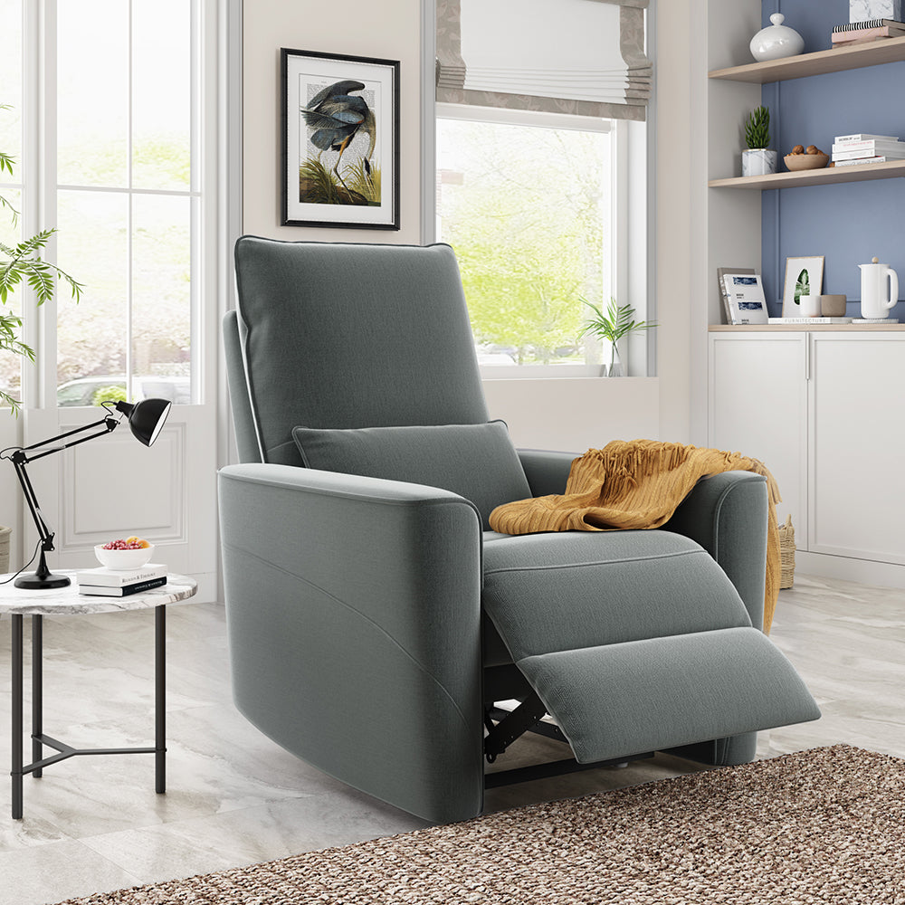 Microfiber Manual Recliner Sofa Chair