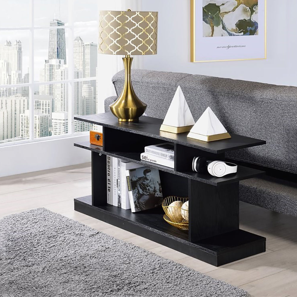 Console Table with Storage Shelf