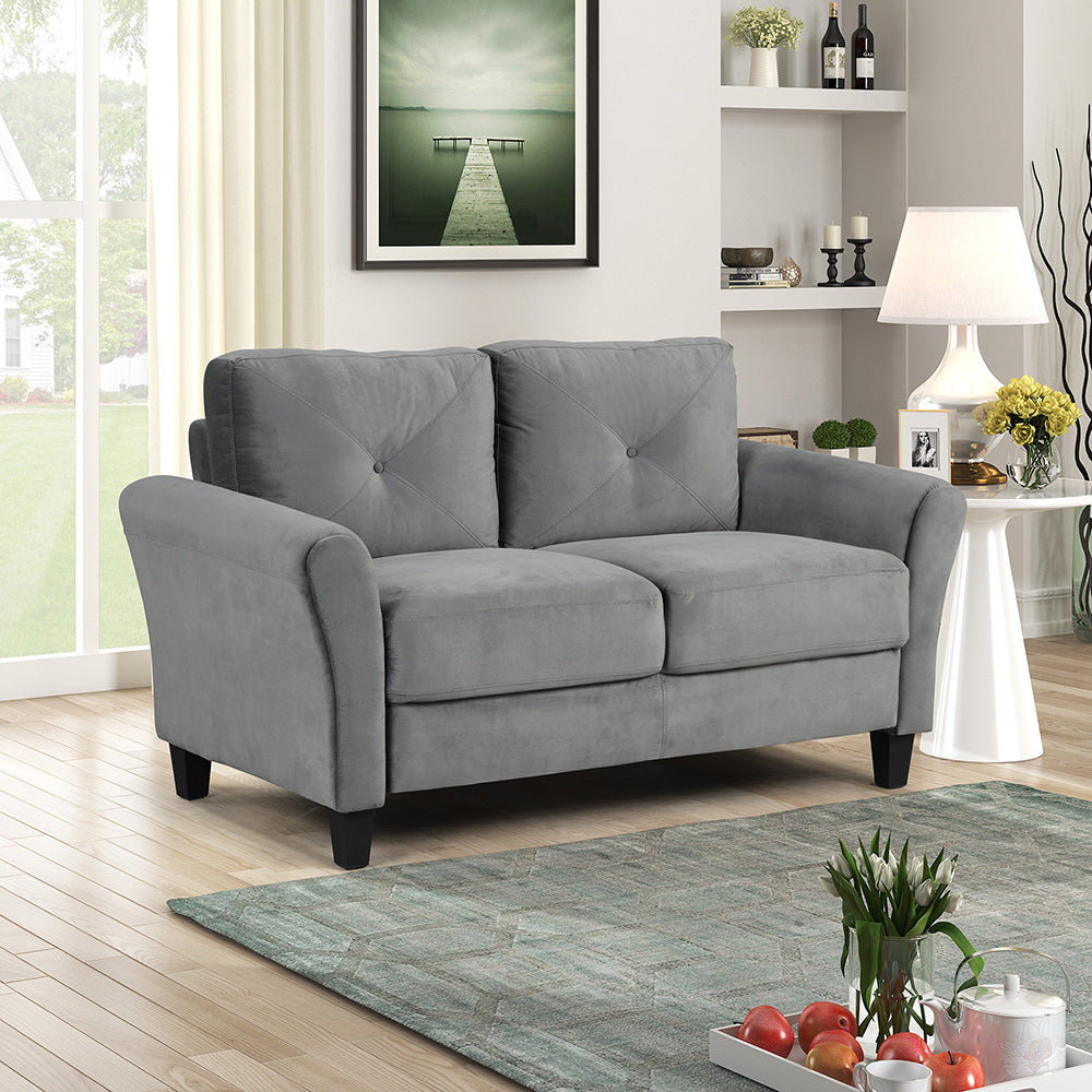 Tufted Upholstered Armsofa