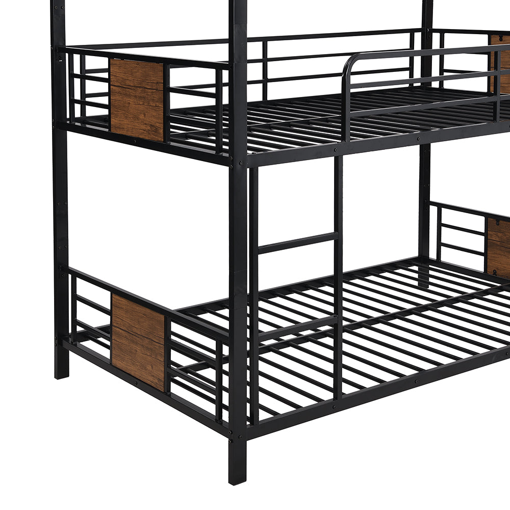 Twin Size Triple Bunk Bed