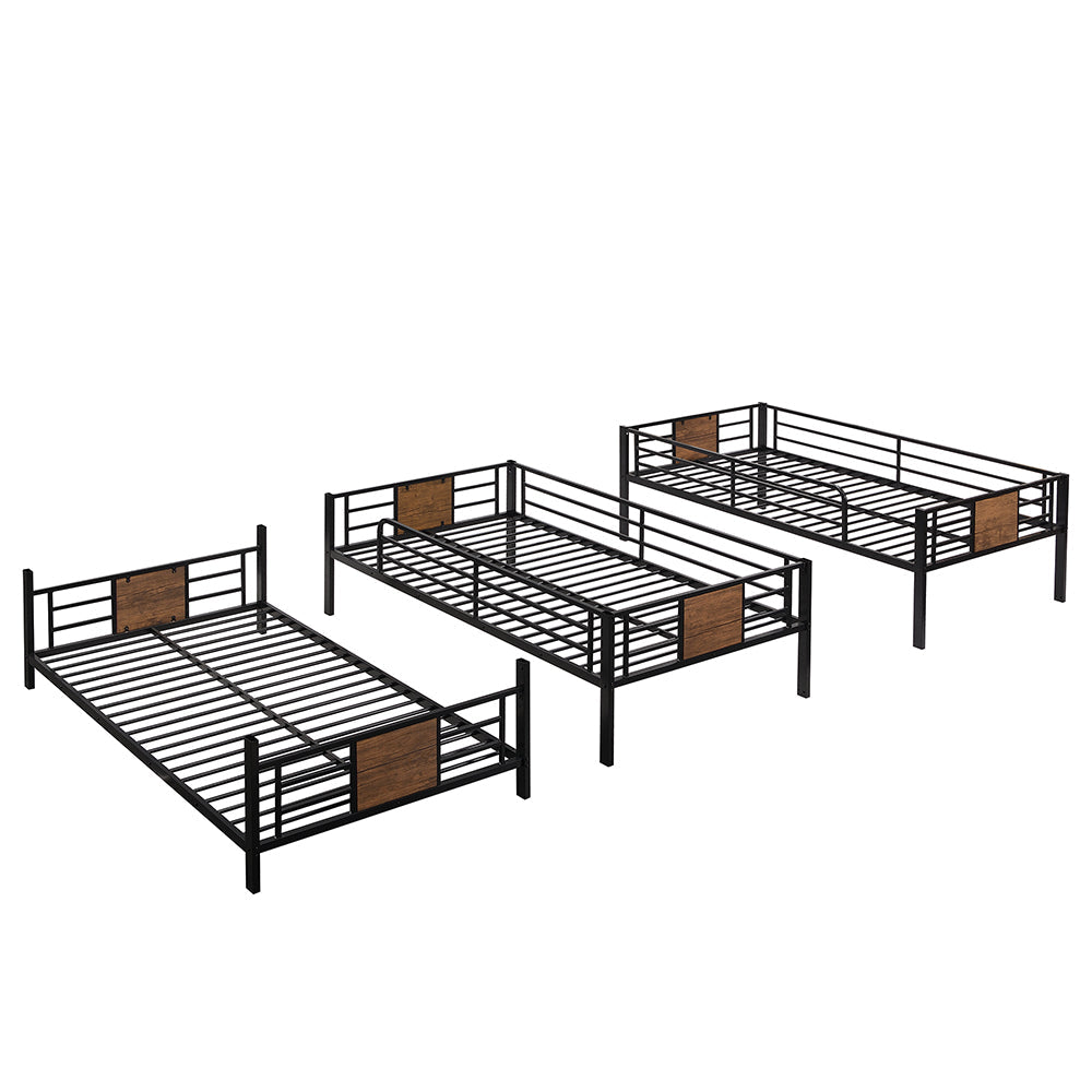 Twin Size Triple Bunk Bed