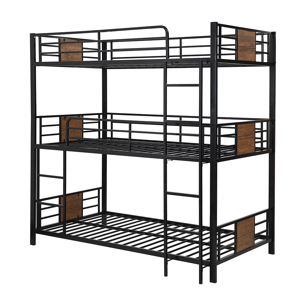 Twin Size Triple Bunk Bed