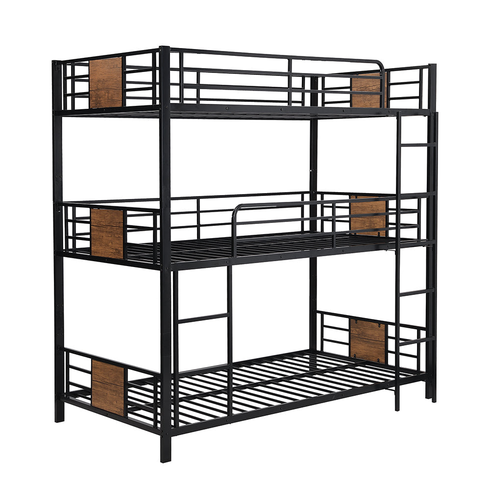 Twin Size Triple Bunk Bed