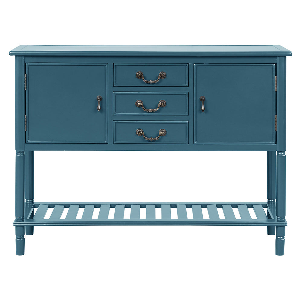 Console Table with Drawers and Cabinets