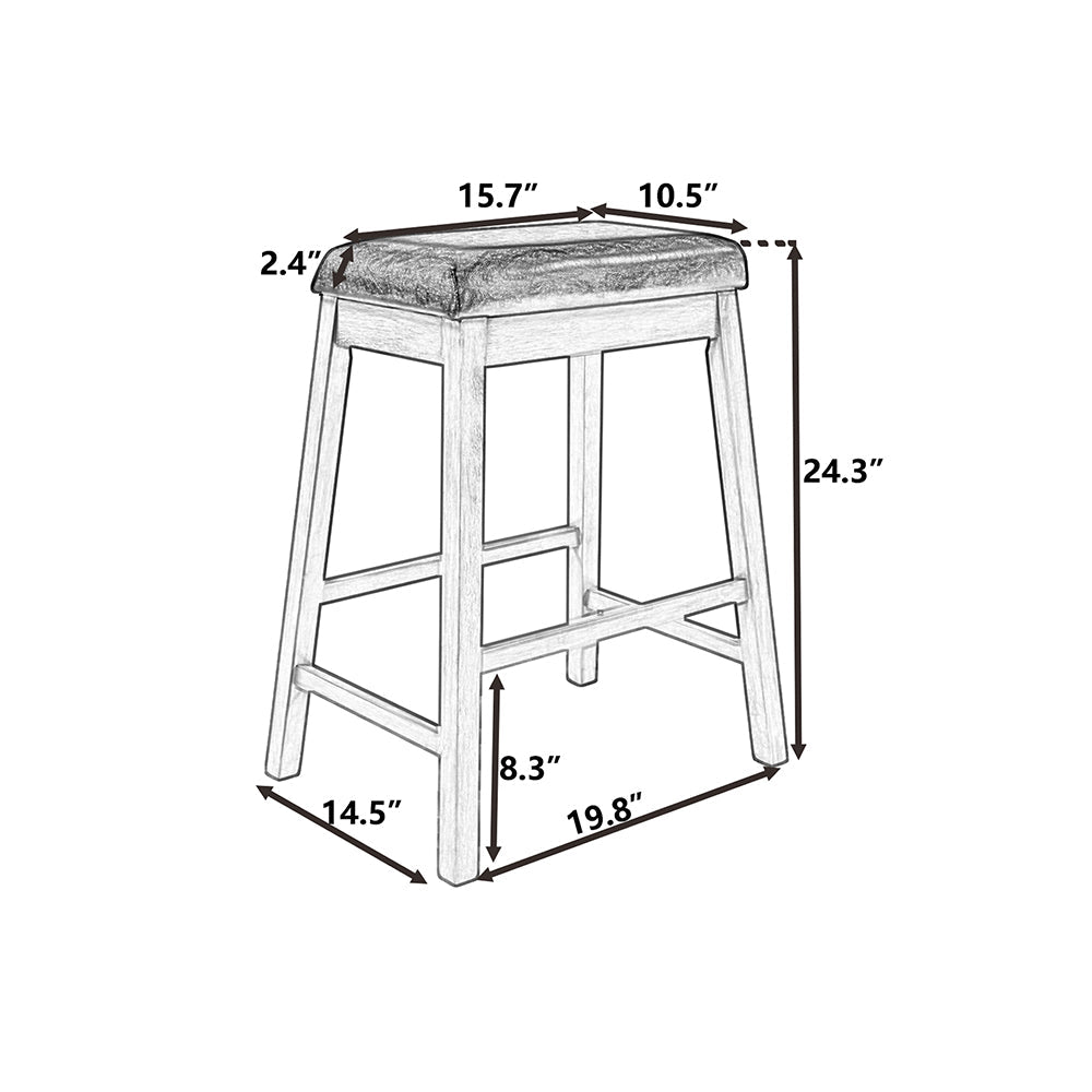 Upholstered Counter Height Dining Stools