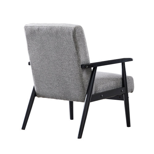 Mid-century Arm Chair Black Color with Linew