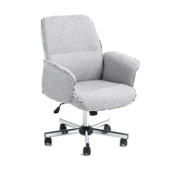 Modern Fabric Executive Office Swivel Chair, Gray