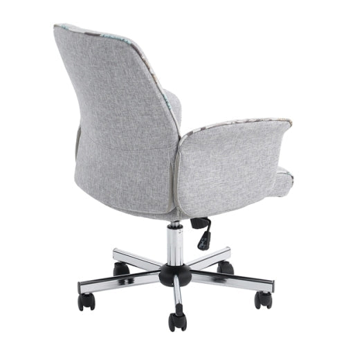 Modern Fabric Executive Office Swivel Chair, Gray