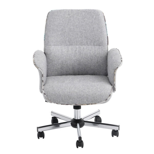 Modern Fabric Executive Office Swivel Chair, Gray