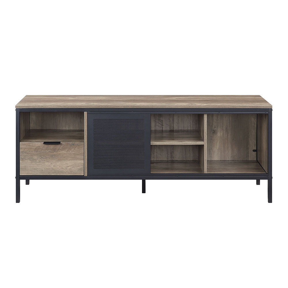 TV Stand with 2 Drawers & 5 Storage Compartments