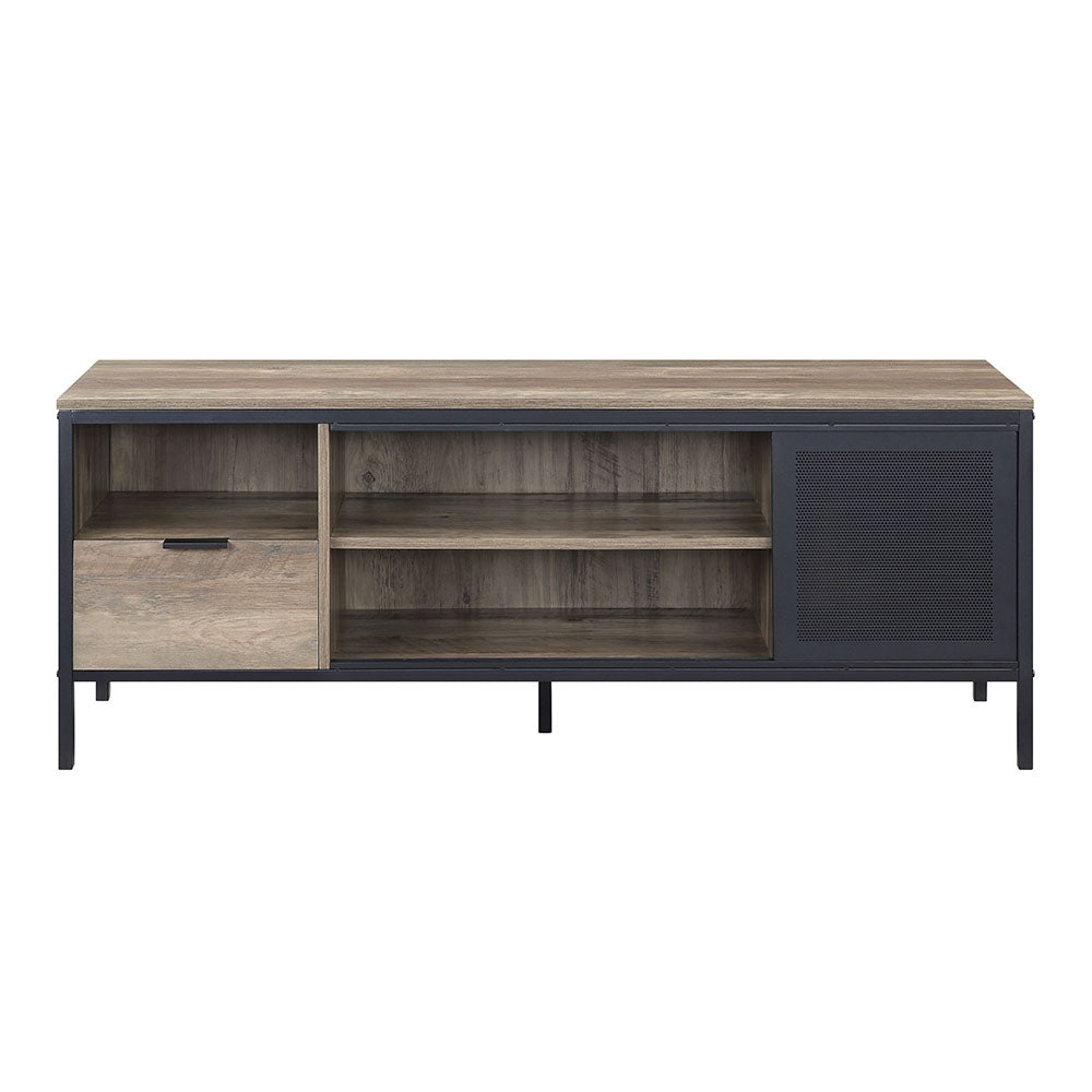 TV Stand with 2 Drawers & 5 Storage Compartments