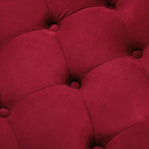 Oversize 360¡ã Swivel Sofa Chair, Red Velvet