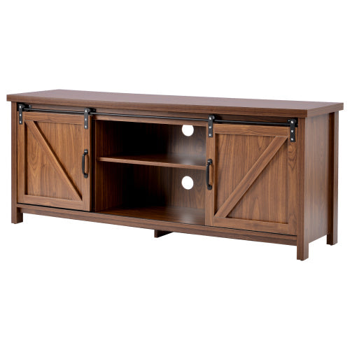 TV Stand for TVs up to 65 Inch with Sliding Doors