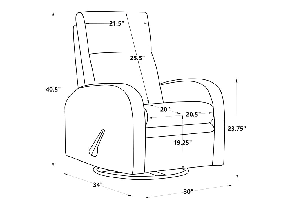 Swivel Recliner Sofa Chair