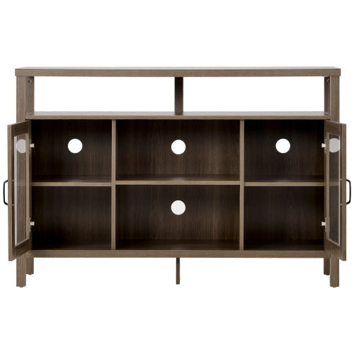 TV Stand Storage Cabinet Sideboard Console Table, Antique Grey