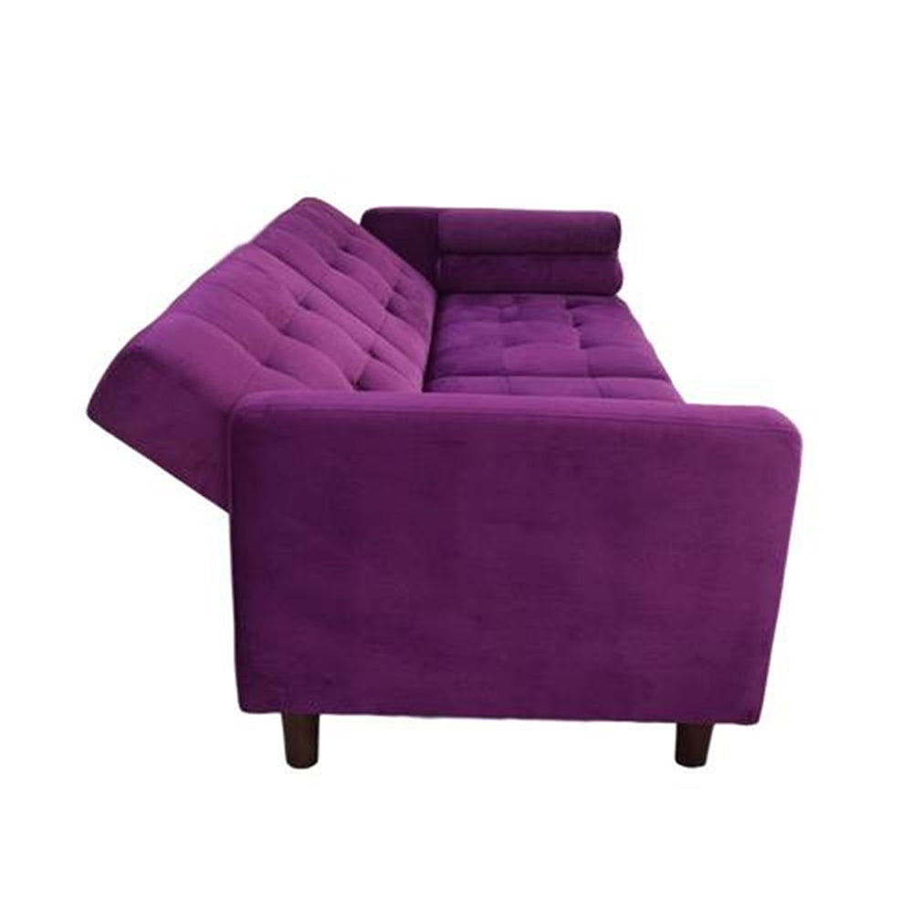 Sleep Recliner Velvet Upholstered Arm Sofa