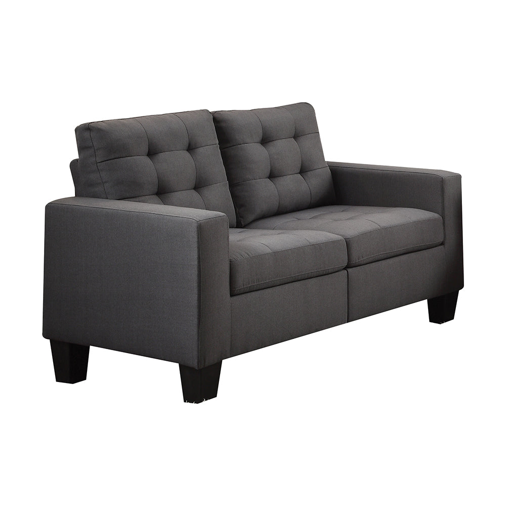 Upholstered Tufted Loveseat Sofa